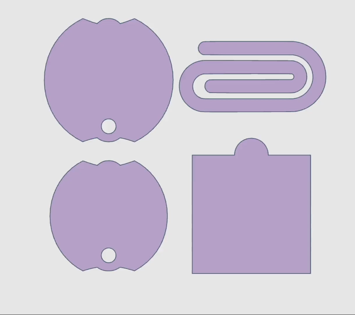 Digital STL File | Template for Office Decor | Digital STL Files | Stanley Topper 20, 30 and 40oz | Jumbo Paperclip | Sticky Note Holder